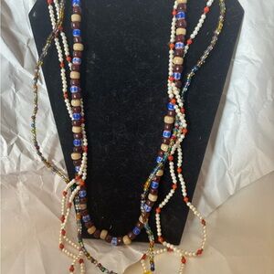 Multicolor Beaded Necklaces